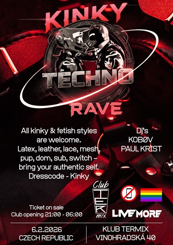 KINKY TECHNO RAVE - 2026-02-06T21:00 - Club Termix