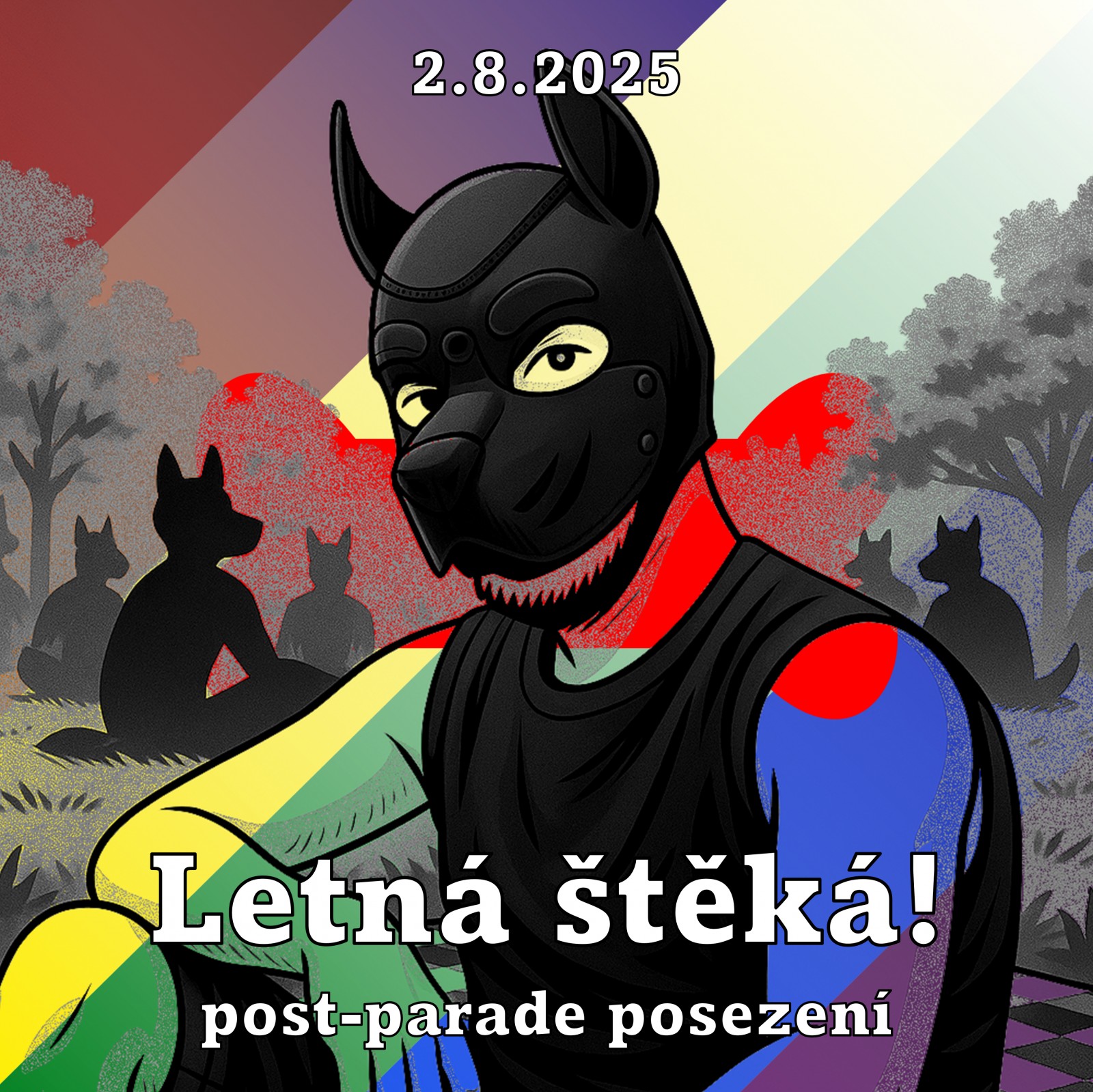 Letná štěká! - posezení po průvodu - 2025-08-02T12:00 - Letenská pláň