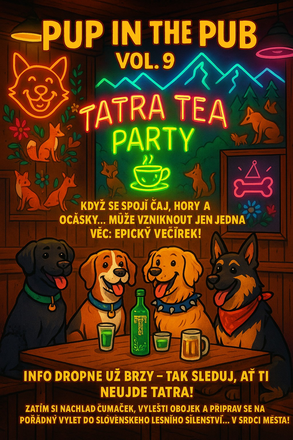 Pup in the Pub vol. 9 - Tatra Tea Party  - 2025-06-28T17:00 - Koubkova 15, Praha 2